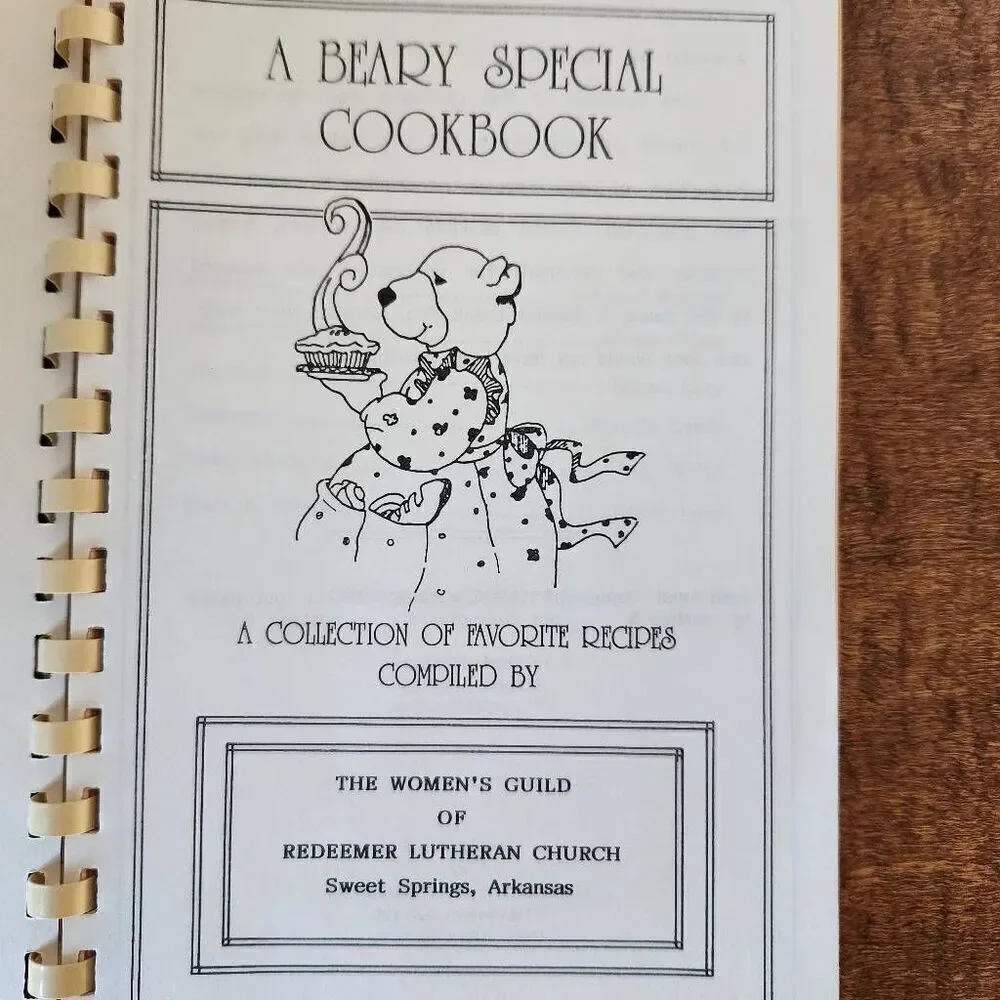 A bearly special cookbook a collection of favorite recipes vintage '80s 1988